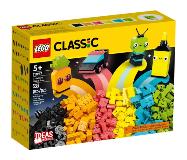 LEGO Classic 11027 Kreatywna zabawa neonowymi kolorami - 1091301 - zdjęcie 3